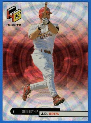 1999 Upper Deck HoloGrFX Foil #49 J.D. Drew St Louis Cardinals Baseball Card - Image 1 of 3
