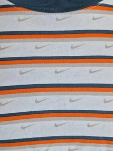 Nike Ringer T-Shirt Striped Logos Mens Small NEW NWOT - Picture 1 of 6