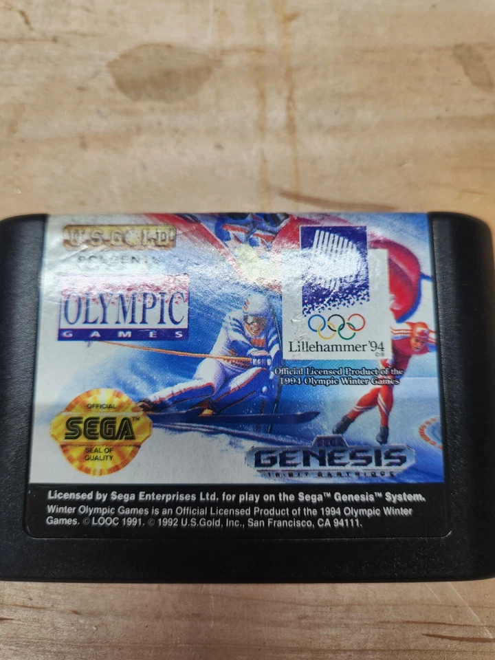 Olympic Winter Games Lillehammer 1994 (Sega Genesis, 1993) CLEANED AND TESTED! - Image 1 of 1