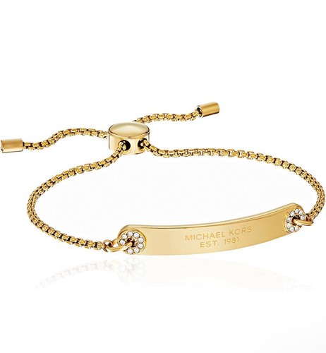 bracciale michael kors tono oro cursore MKJX6351710