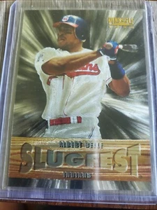 Albert Belle Insert 1996 Pinnacle Slugfest #6 Cleveland Indians MINT - Picture 1 of 2