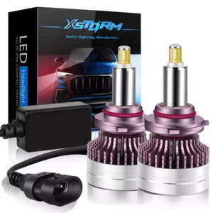 XSTORM 9005 9006 HB3 HB4 LED Headlight Bulbs 2023 Newest 20000LM 80W 6500K - Picture 1 of 4