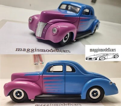 Ford DeLuxe Coupé Bj 1940 Modellauto aus Sammlung Maßstab 1:18 Universal Hobbies - Bild 1 von 4