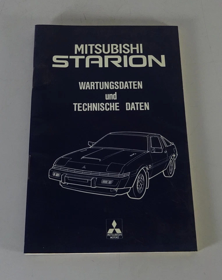 Tablas/Wartungsdaten Mitsubishi Starion Año 1982-1990 Stand 10/1982 - Imagen 1 de 3
