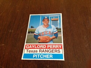 1976 Hostess #4 Gaylord Perry (NRMT)