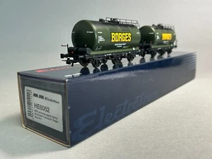 ELECTROTREN HE6052 RENFE, set de 2 vagones cisternas de 3 ejes, «Borges», ép.III - Imagen 1 de 5