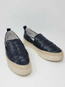Franco Sarto Homer 3 Damen 8,5 schwarz gewebte Espadrilles Slipper Schuhe Halbschuhe - Bild 1 von 11