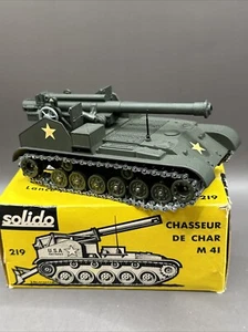 Solido M41 Us Army Tank Gun Vintage - Picture 1 of 15