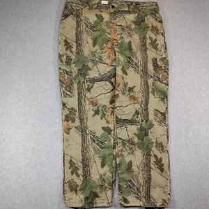 Vintage Liberty RealTree Pants Mens 40-42 Camouflage Cargo Flap Pockets Hunting - Picture 1 of 13