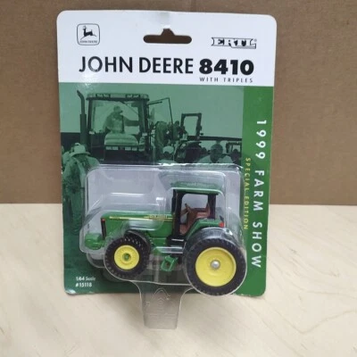 Ertl 1/64 John Deere 8410 w/Triples 1999 Farm Show Edition #15118 NIB - Image 1 of 4