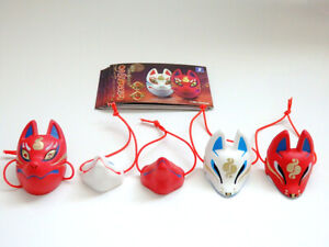 Masque miniature de Kitsune homme (FOX) pour figurine / Peluche poupée - Accessoires figurines