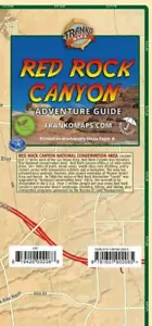 Guía de aventuras impermeable para ratones Red Rock Canyon Nevada mapa de senderos - Imagen 1 de 4