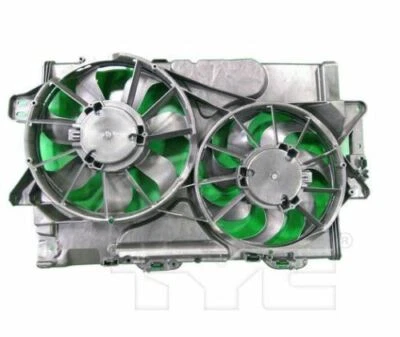 Dual Radiator and Condenser Fan For 13-17 Chevrolet Equinox GMC Terrain 3.6L V6 - Image 1 of 3