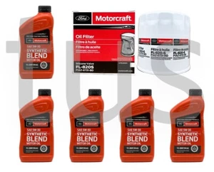 Genuine Motorcraft Oil Change kit for 2001 Ford Explorer Sport Trac 4.0L V6 5w30 - Picture 1 of 2