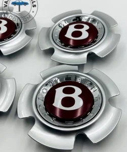 Juego de 4 tapas centrales de rueda de hélice de 21 pulgadas de repuesto para Bentley Continental - Imagen 1 de 6