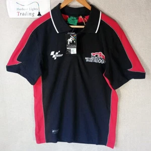 Australian Motorcycle Grand Prix Polo Shirt Mens M Black 2009 SEM Official - Picture 1 of 14