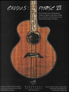 Breedlove Exodus series Phase VII acoustic guitar advertisement 2007 ad print - Picture 1 of 3