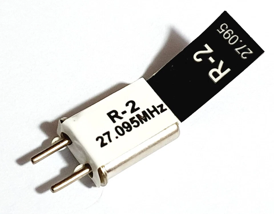 R/C RC Car 27 MHZ 27.095 AM Receiver Crystal Only RX Black Channel 2 - Image 1 of 1