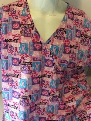 Amanda Scrubs Women's Top Size 3XL New Pink - Image 1 of 2