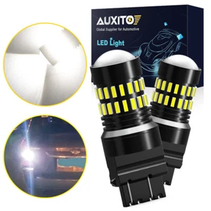 2X 3156 3157 LED Reverse Tail Brake Stop Turn Signal DRL Light Bulb 6000K White - Picture 1 of 9