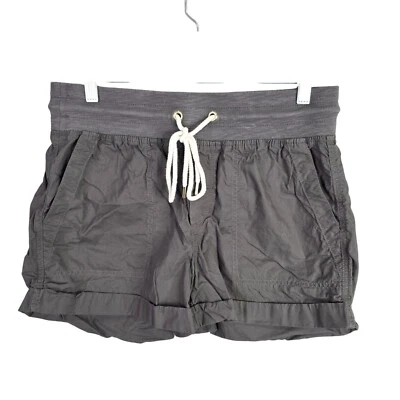 Pantalones Cortos Mujer Lou & Gris Gris Puño Cordón 3" Entrepierna 100% Algodón Talla M Foto 1 de 4