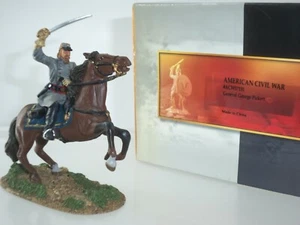 CONTE ACW57131 AMERICAN CIVIL WAR CONFEDERATE GENERAL GEORGE PICKETT MOUNTED - Picture 1 of 2