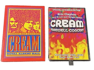 Cream: Farewell Concert (DVD, 2005 Extended Edition) NEW + Royal Albert Hall LOT - Picture 1 of 6