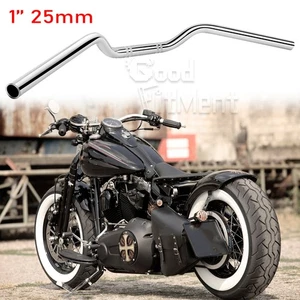 Motorcycle Handlebar 1" 25mm Z Drag Bar For Harley Dyna Sportster Chopper Bobber - Picture 1 of 15