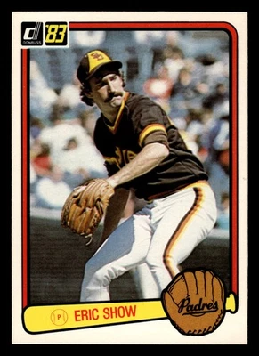 1983 Donruss # #439 Eric Show ROOKIE CARD HIGH GRADE BEAUTY! - Image 1 of 2