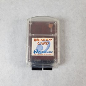 Sega Dreamcast Performance Memory Card P-20-316W Clear