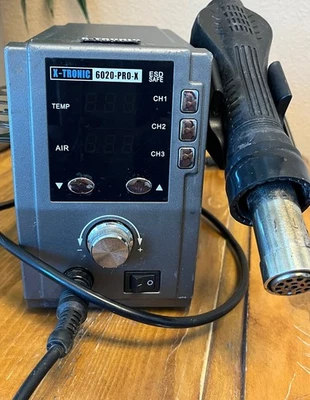 X-Tronic 6020-PRO-X Hot Air Gun 750W Platinum Series Tested - Image 1 of 4