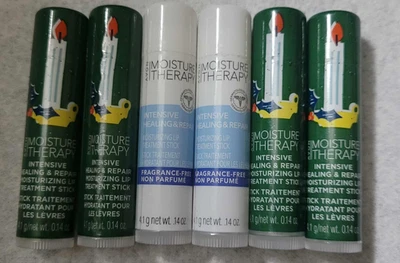 Avon MOISTURE THERAPY Lip Balms X6~  Brand New Cond/SEALED ~ NEXT DAY SHIPPING!! - Image 1 of 4