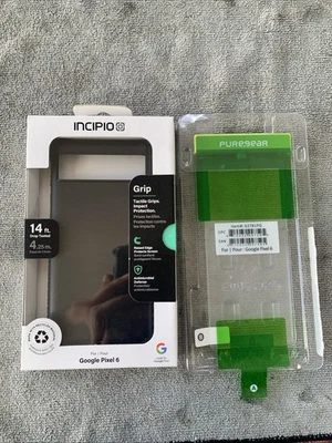 Funda Incipio para Google Pixel 6 Negra con PROTECTOR DE PANTALLA Foto 1 de 2