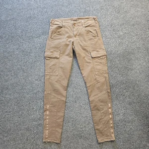 J Brand Hose Damen Größe 27 Beige Houlihan Niedriger Bund Skinny Cargo Japanischer Twill - Bild 1 von 10