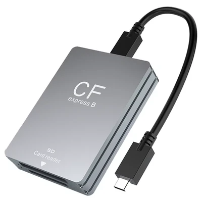 Cfexpress Typ B&Sd-Kartenleser Tragbarer CF Express-Leser USB 3.2 10 Gbit/S Dual - Bild 1 von 4