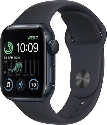 Apple Watch Series SE 2ª Generación GPS+LTE 40mm Estuche de Aluminio Medianoche y Correa Deportiva Foto 1 de 4