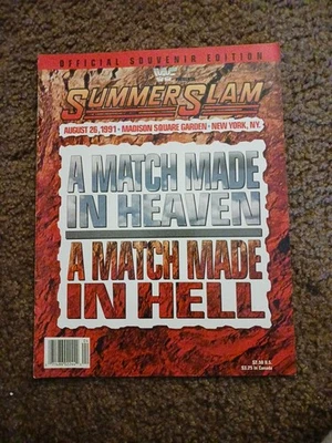 Programa WWF Summerslam 1991 wwe Foto 1 de 2