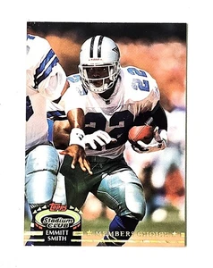 Emmitt Smith - 1992 Topps Stadium Club Football Card # 303 - Dallas Cowboys - Picture 1 of 2