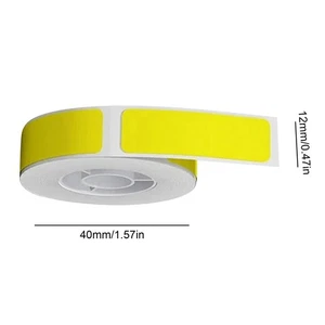 (Yellow)Thermal Label Paper For Label Printer Barcode Price Size Name BT5 - Afbeelding 1 van 6