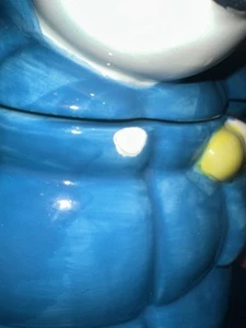 Snoopy Peanuts Christmas 2024 Blue Puffer Jacket Ceramic Cookie Jar NEW - Picture 1 of 10
