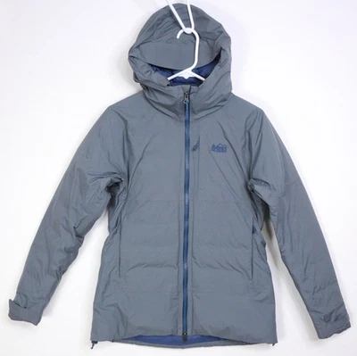 Chaqueta cooperativa REI para mujer pequeña Stormhenge Peak 850 plumón impermeable abrigo con capucha Foto 1 de 4