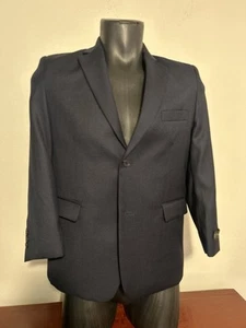 Boy's Tazio NWT Wool Navy Blue Blazer Two Button Size 12 H Husky - Picture 1 of 9