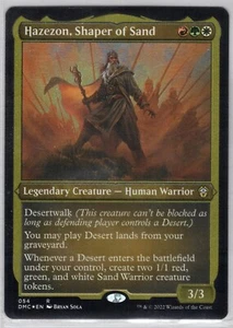 1x Hazezon, Shaper of Sand *Etched Foil* - Dominaria United: Commander - NM - Imagen 1 de 1