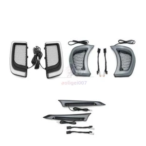 For 2015-2023 Harley Road Glide Windshield Trim&Headlight Vent&Lower LED Light - Picture 1 of 18