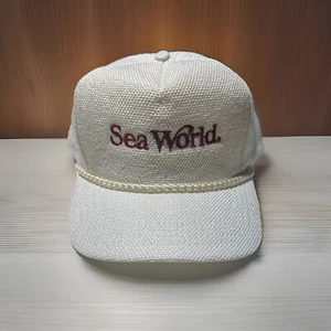 Vintage Sea World Druckknopflasche Mütze - Bild 1 von 2