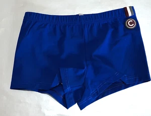 COLMAR KIDS SZ. 6YR ROYAL BLUE STRETCH SWIM TRUNKS/LOGO PATCH - Picture 1 of 2
