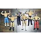 WWF/WWE Jakks Pacific Wrestling Actionfiguren Abendessen, Schiedsrichter, Orton Menge 6