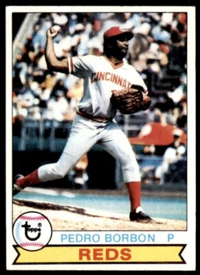 1979 TOPPS PEDRO BORBON . CINCINNATI REDS #326 - Image 1 of 2