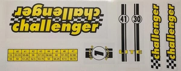 Juego de calcomanías S&M Bikes Challenger BMX Foto 1 de 1