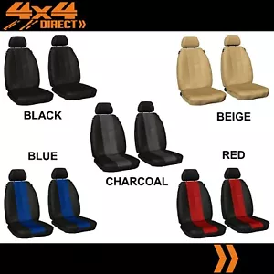 SINGLE ROW CUSTOM LEATHER LOOK SEAT COVER FOR DAIHATSU CHARADE 88-91 4DR CR - Picture 1 of 10